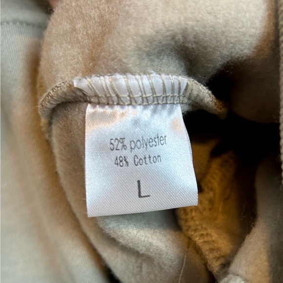NEW Womens 1/2 Zip Thick Fleece Sweatshirt with Pockets / Size large - Picture 7 of 11